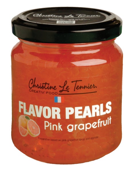 6-PACK OF Flavor Bubble Pearls Topping Grapefruit, 6 x 7 oz