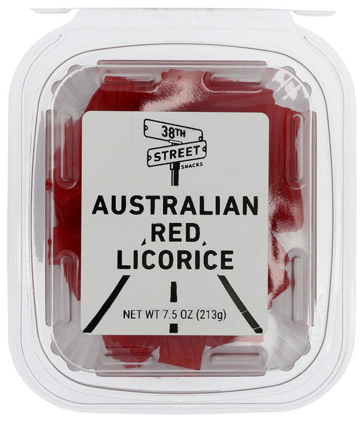 12-PACK OF CANDY LICORICE AUSTRALIAN RED 7.5 OUNCE - CASE OF 12
