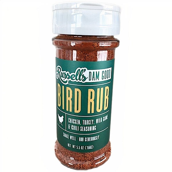 12-PACK OF Seasoning, Dam Good Bird Rub, Russell's BBQ