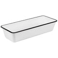 1 EA-PACK OF BOWL RECT MLMN WH 106 OZ