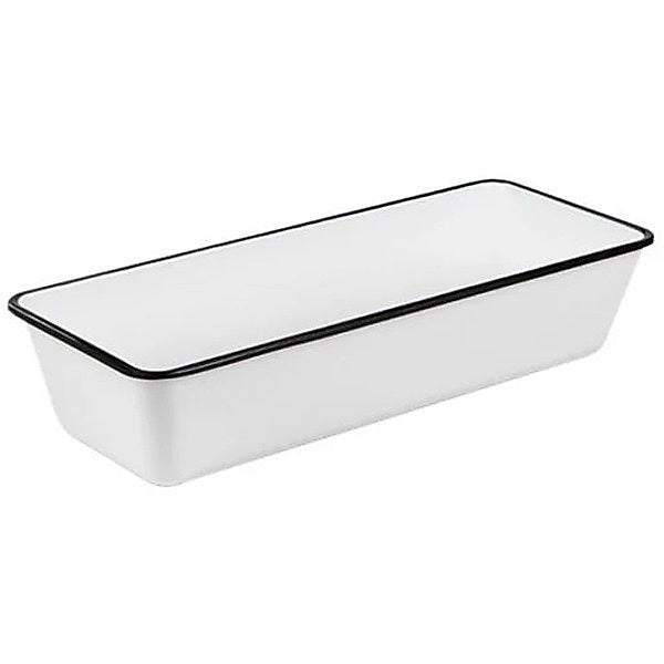 1 EA-PACK OF BOWL RECT MLMN WH 106 OZ