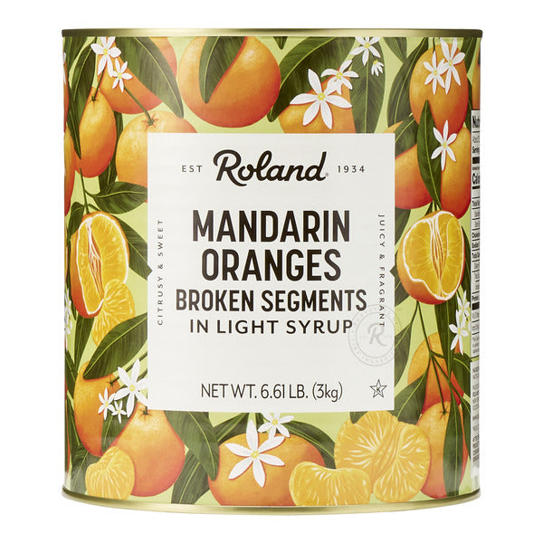 6-PACK OF ORANGE MANDARIN SECT BRKN IMP