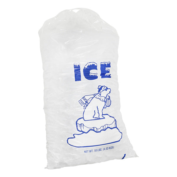 500-PACK OF BAG PLASTIC DRAWSTRING ICE BAG
