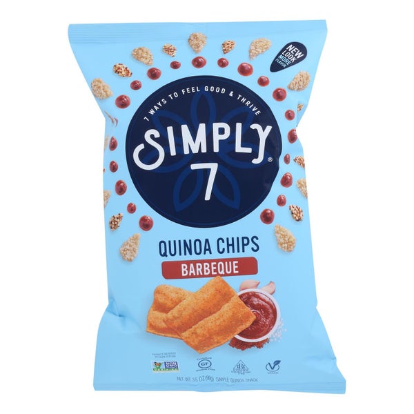 8-PACK OF Chip Crunch Barbeque Simply 7 Snacks 3.5 oz