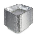 100-PACK OF Boardwalk BWKSTEAMHFDP 128 oz. Half-Size Deep Aluminum Steam Table Pans (100/Carton)