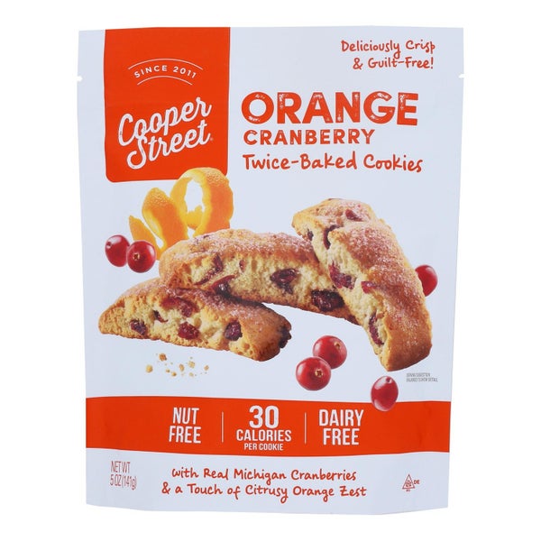 6-PACK OF Cookie Orange Cranberry Cooper Street 5 oz