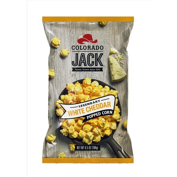 12-PACK OF SNACK POPCORN WHITE CHEDDAR GOURMET