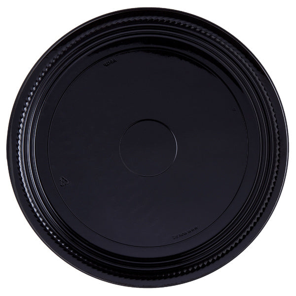 25-PACK OF TRAY PLAS BLK CATER RND 18IN
