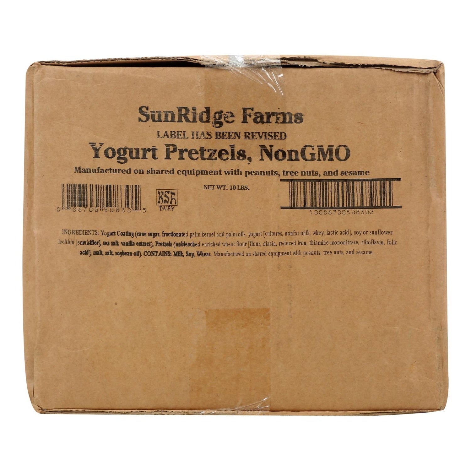 10-PACK OF SNACK PRETZEL YOGURT