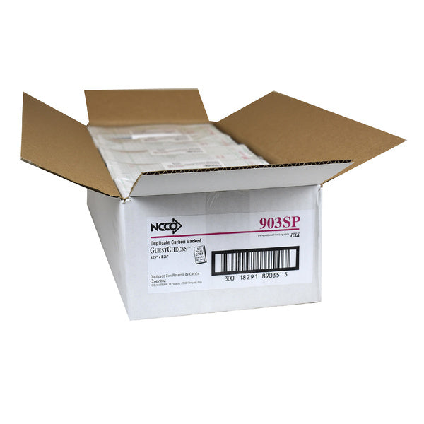 EA-PACK OF GUEST CHECK CARB 2PT WHT GRACI