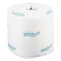 24-PACK OF Tissue Toilet Windsoft 413476 Premium 2-Ply Septic Safe Bath Tissue - Individually Wrapped White Rolls (24 Rolls/Carton)