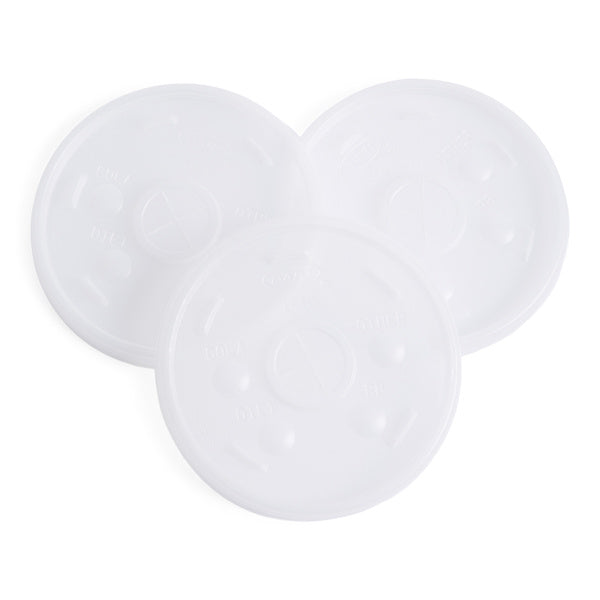 10-PACK OF LID PLAS STRAW SLOT 12-24OZ