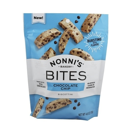 6-PACK OF Chocolate Chip Snack Nonnis 4.8 oz