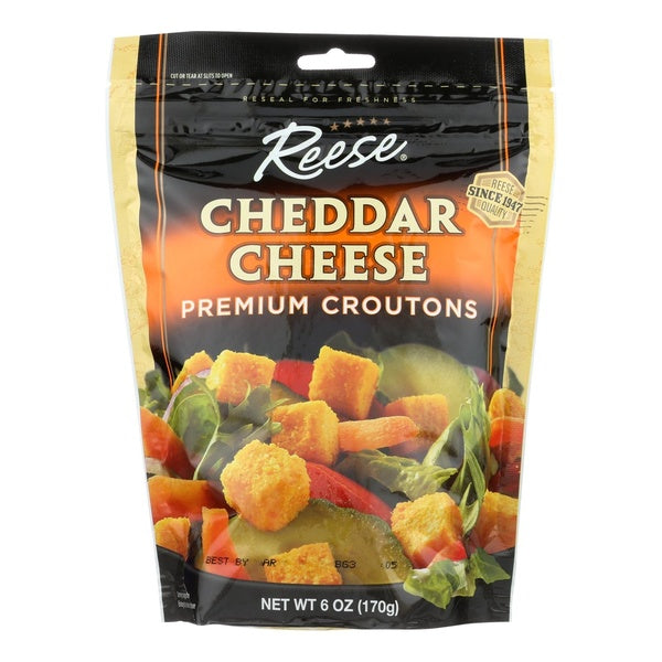 12-PACK OF Crouton Cheese Cheddar Reese 6 oz