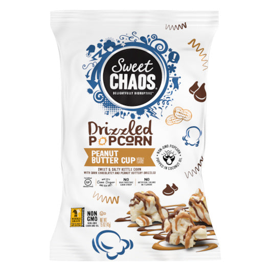 8-PACK OF Peanut Butter Cup Drizzle Sweet Chaos, 8 - 1.5 Oz