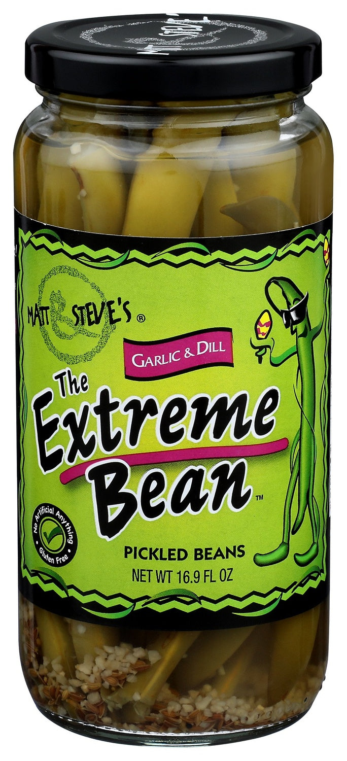 6-PACK OF BEAN GREEN PICKLED, GARLIC & DILL