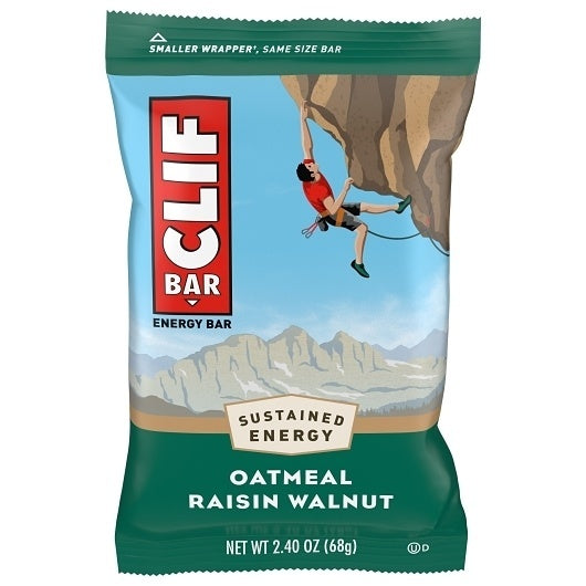 192-PACK OF Oatmeal Raisin Walnut Snack Bar Clif, 16 - 12 - 2.4 Oz