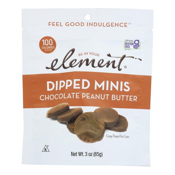 8-PACK OF Rice Cake Chocolate Peanut Butter Element 3 oz