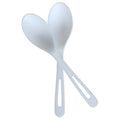 1000-PACK OF SPOON CMPSTBL World Centric 6" Compostable tPLA Spoons: Touchless Dispenser Refills | 1000 count