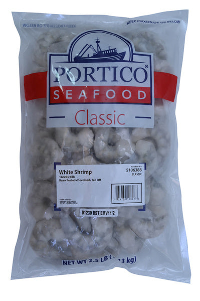 2.5 LB-PACK OF SHRIMP WHT P&D TLOF 16/20