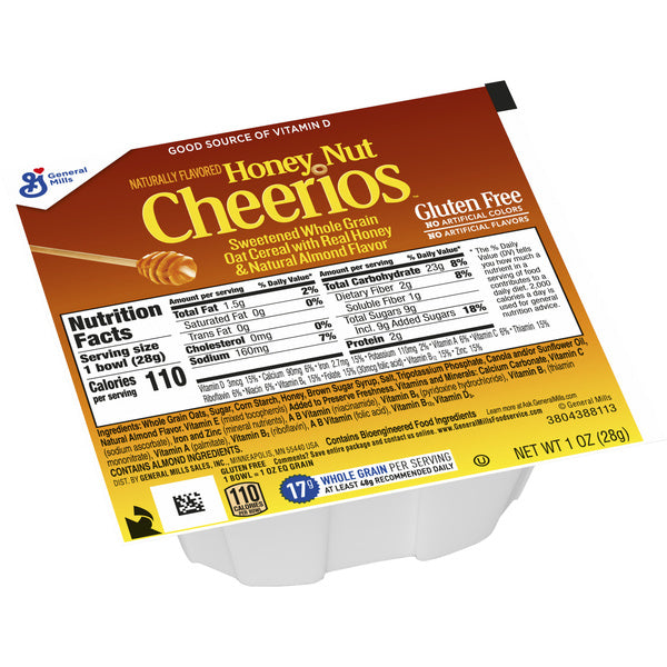 96-PACK OF CEREAL CHEERIOS HNYNUT GLTN FR
