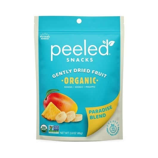 12-PACK OF Organic Dried Paradise Blend Peeled Snacks, 12 - 2.8 Oz