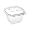 224-PACK OF Safe-T-Chef 5 x 5 Tamper Evident & Tamper Resistant Microwaveable Clamshell - Vented, 32 oz.