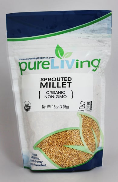 6-PACK OF Grain Millet Sprouted Organic 6 x 15 Oz