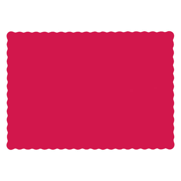 1000-PACK OF PLACEMAT PAPER ECO 9.75X14 RED