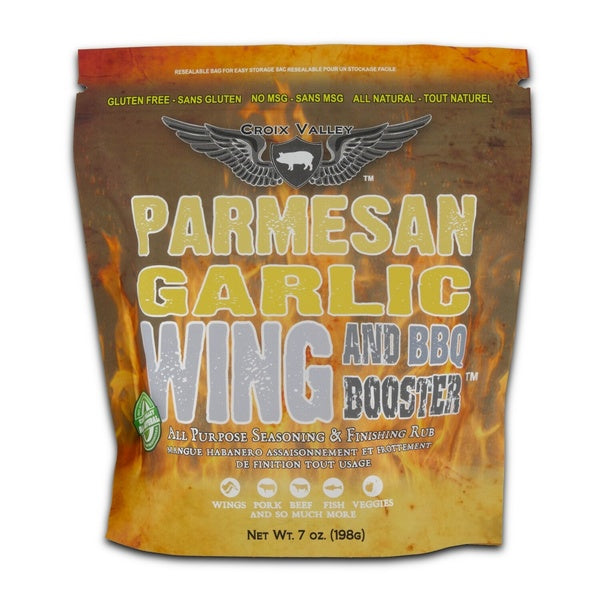 9-PACK OF Seasoning Parmesan Garlic Wing + BBQ Booster, Croix Valley