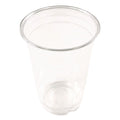 50-PACK OF Cup Plastic Boardwalk BWKPET14PK 14 oz. Clear Plastic PET Cups - 50 Count Pack for Convenient Beverage Service