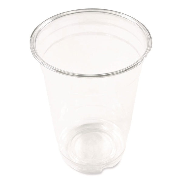 50-PACK OF Cup Plastic Boardwalk BWKPET14PK 14 oz. Clear Plastic PET Cups - 50 Count Pack for Convenient Beverage Service