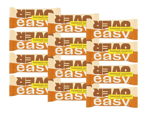 12-PACK OF Breakfast Bar Toasted Coconut Over Easy 1.8 oz