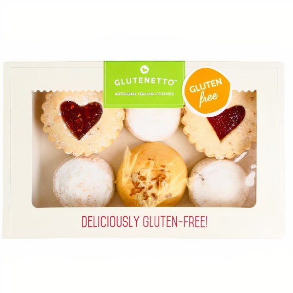 12-PACK OF Cookie Gluten Free Assortment Window Box, Cookies Con Amore