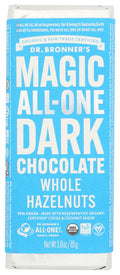 9-PACK OF Bar Chocolate Dr Bronner Magi 3 oz