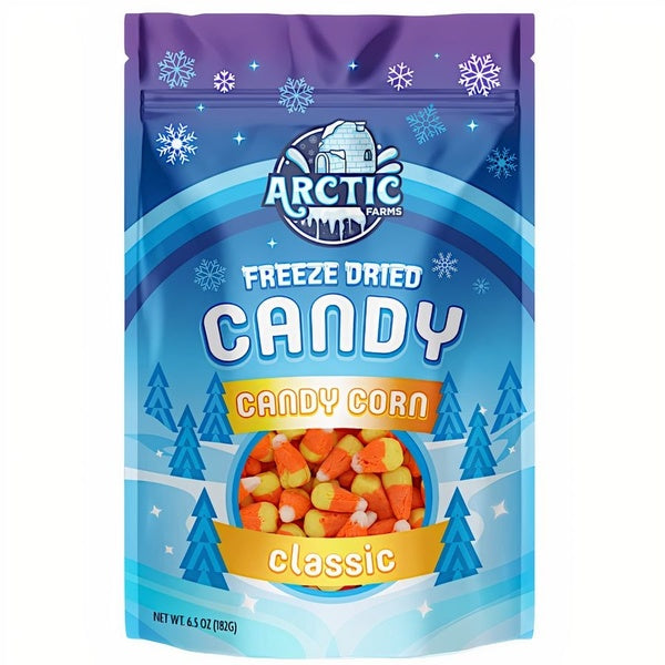 12-PACK OF Candy Freeze Dried Candy Corn (Large Bag), Arctic Farms