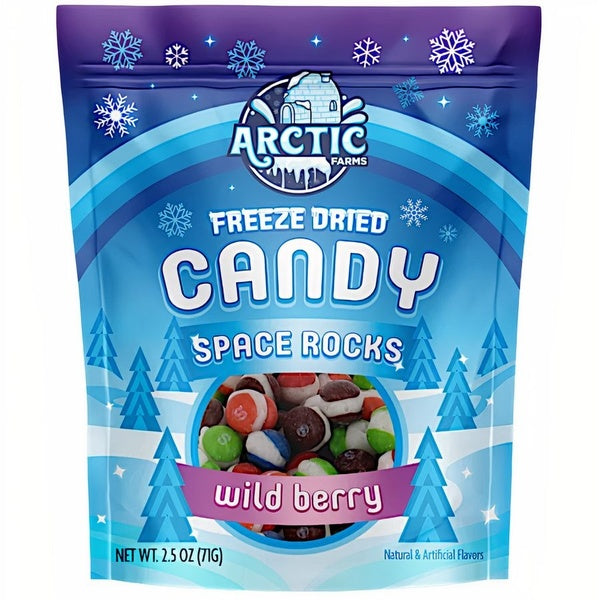 12-PACK OF Candy Freeze Dried Space Rocks Candy (Wild Berry), Arctic Farms
