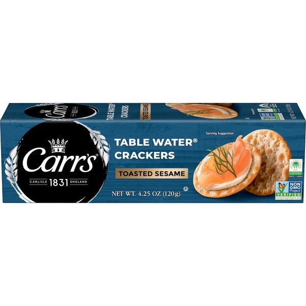 12-PACK OF CRACKER TABLE WTR W/SESAME