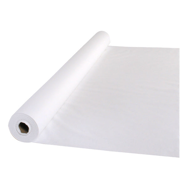 1-PACK OF COVER TABLE ROLL LIN-LK WHT
