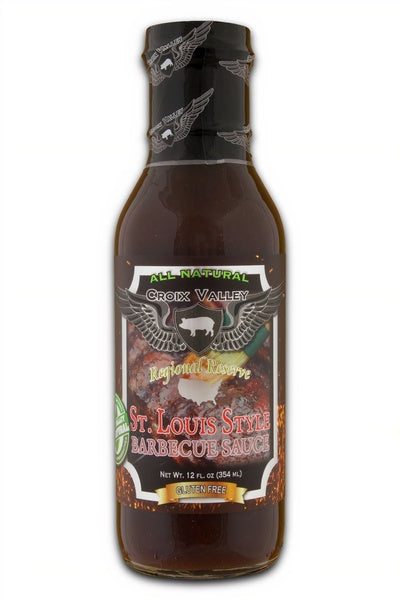 12-PACK OF Sauce BBQ Regional Reserve St Louis Style, Croix Valley