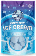 12-PACK OF Candy, Freeze Dried Ice Cream - Cotton Candy Blue, Arctic Farms