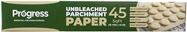 48-PACK OF PAPER PARCHMENT Progress Precut Parchment Paper Rolls, 45sqft