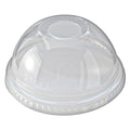 1000-PACK OF LID PLAS DOME W/HOLE F/16OZ