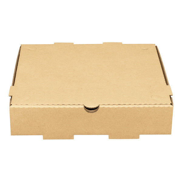 50-PACK OF Container Takeout Karat [50 ct] Corrugated Pizza Box, 10''x10''x2'', Kraft
