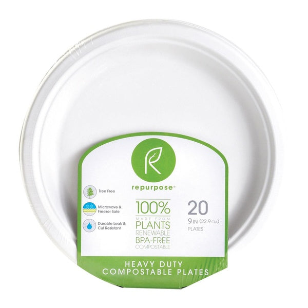 12-PACK OF PLATE CMPSTBL HEAVY DUTY
