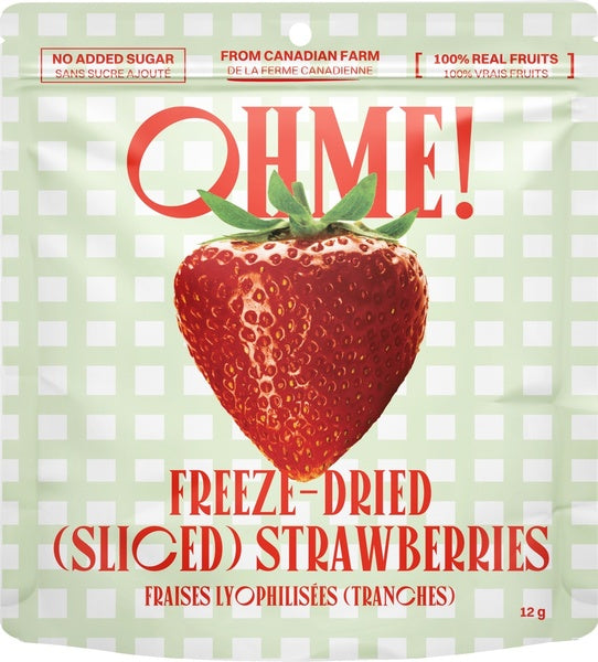 16-PACK OF Freeze-Dried Strawberries (Sliced), No Sugar Added, Gluten-Free