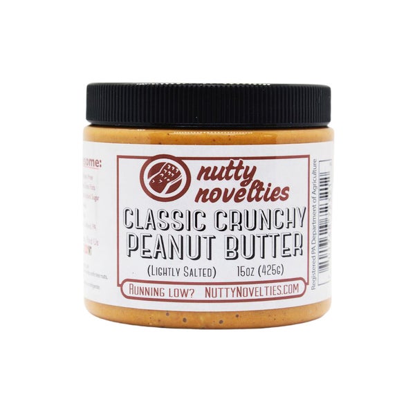 12-PACK OF Peanut Butter Classic Crunchy, Nutty Novelties