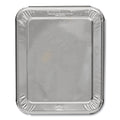 100-PACK OF Handi-Foil 2049-30-100FC 11.16 in. x 12.75 in. Steam Table Pan Lids with Full Curl Edge (100/Carton)