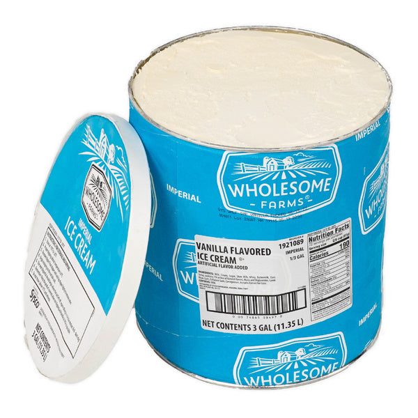 3 GAL-PACK OF ICE CREAM VANILLA