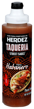 8-PACK OF SAUCE TACO FIERY HABANERO 9 OUNCE - CASE OF 8